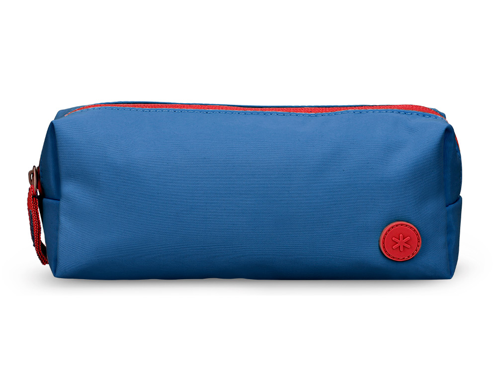 ESTUCHE PORTATODO ANTARTIK BASIC PACK 1 COMPARTIMENTO AZUL MARINO COMPAÑERO MOCHILA 80X55X210 MM