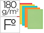SUBCARPETA CARTULINA GIO FOLIO COLORES SURTIDOS 180 GR/M2 PAQUETE DE 50 UNIDADES