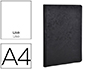 LIBRETA AGE-BAG TAPA CARTULINA LOMO COSIDO LISO 96 HOJAS COLOR NEGRO 210X297 MM