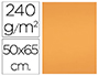 CARTULINA LIDERPAPEL 50X65 CM 240G/M2 NECTARINA PAQUETE DE 25 HOJAS