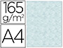 PAPEL COLOR LIDERPAPEL PERGAMINO CON BORDES A4 165GR AZUL PACK DE 25 HOJAS