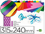 BLOC TRABAJOS MANUALES LIDERPAPEL CHAROL 240X315MM 10 HOJAS COLORES SURTIDOS