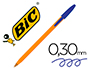 BOLIGRAFO BIC NARANJA FINE ORIGINAL AZUL