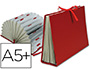 CARPETA FUELLE LIDERPAPEL CUARTO CARTON FORRADO BURDEOS