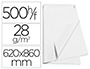 PAPEL MANILA BLANCO 62X86 CM PAQUETE DE 500 HOJAS