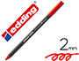 ROTULADOR EDDING PUNTA FIBRA 1300 ROJO PUNTA REDONDA 2 MM