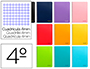 CUADERNO ESPIRAL LIDERPAPEL CUARTO SMART TAPA BLANDA 80H 60GR CUADRO 4MM CON MARGEN COLORES SURTIDOS