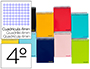 CUADERNO ESPIRAL LIDERPAPEL CUARTO APAISADO SMART TAPA BLANDA 80H 60GR CUADRO 4MM CONMARGEN COLORES SURTIDOS