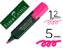 ROTULADOR FABER CASTELL FLUORESCENTE TEXTLINER 48 ROSA