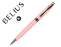BOLIGRAFO BELIUS MARSELLA ROSA MECANISMO HELICOIDAL PUNTA 1 MM TINTA AZUL EN ESTUCHE