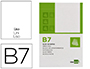 BLOC NOTAS LIDERPAPEL LISO B7 80 HOJAS 60G/M2 PERFORADO