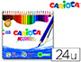LAPICES DE COLORES CARIOCA ACUARELABLES CAJA METALICA DE 24 COLORES SURTIDOS