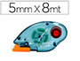 PEGAMENTO Q-CONNECT ROLLER COMPACT PERMANENTE 6,5 MM DE ANCHO X 8,5 MT UNIDAD