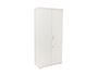 ARMARIO ROCADA CON CUATRO ESTANTES Y DOS PUERTAS SERIE STORE 195X90X45 CM ACABADO AW04 BLANCO/BLANCO