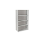 ARMARIO ROCADA CON CUATRO ESTANTES SERIE STORE 156X90X45 CM ACABADO AN04 GRIS/BLANCO