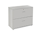 ARMARIO ROCADA CON DOS CAJONES SERIE STORE 78X90X45 CM ACABADO AN02 GRIS/GRIS