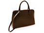 MALETIN PARA PORTATIL ZERIMAR PIEL VACUNO MARRON CON CREMALLERA ASAS Y CORREA 26X37X12CM