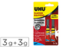 PEGAMENTO UHU INSTANTANEO GEL 3 GR + 3 GR GRATIS