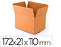 CAJA PARA EMBALAR Q-CONNECT AMERICANA ULTRA RESISTENTE CARTON RECICLADO CANAL DOBLE 7MM COLOR KRAFT 172X217X110 MM
