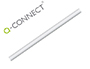 REPUESTO PORTAGOMAS Q-CONNECT 90X5X5 MM BLANCO