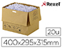 BOLSA DE RESIDUOS REXEL RECICLABLE PARA DESTRUCTORA AUTO+300X CAPACIDAD 40 L PACK DE 20 UNIDADES 400X295X315 MM