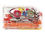 GRAPADORA ELECTRICA Q-CONNECT PLASTICO TRANSPARENTE MECANISMO DE COLORES CAPACIDAD 20 HOJAS USA GRAPAS