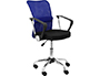 SILLA INFANTIL PYC GIRATORIA BRAZOS FIJOS ASIENTO REGULABLEALTURA ALTO 870+100MM LARGO 540MM PROFUNDIDAD 530MM AZUL