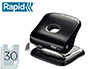 TALADRADOR RAPID FC30 PLASTICO COLOR NEGRO CAPACIDAD 30 HOJAS