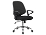 SILLA GIRATORIA Q-CONNECT BASE METAL REGULABLE EN ALTURA 920+80MM ALTO 600MM ANCHO 580MM PROFUNDIDAD NEGRO