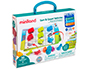 JUEGO MINILAND 36 VEHICULOS Y 5 FICHAS DE ACTIVIDAD A DOBLE CARA PARA LOGICA MATEMATICA 310X70X531 MM