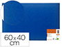 TABLERO DE ANUNCIOS LIDERPAPEL FIELTRO COLOR AZUL 40X60 CM