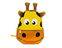 CARTERA ESCOLAR LIDERPAPEL MOCHILA INFANTIL NEOPRENO JIRAFA