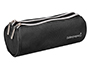 ESTUCHE PORTATODO LIDERPAPEL CILINDRICO CON 2 CREMALLERAS NEGRO 205X75X75 MM