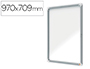 VITRINA DE ANUNCIOS NOBO PREMIUM PLUS MAGNETICA DE EXTERIOR 9 X DIN A4 1000X752X45 MM
