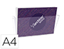 EXPOSITOR MURAL ARCHIVO 2000 DIN A4 HORIZONTAL 1 COMPARTIMENTO PLASTICO TRANSPARENTE 80X365X180 MM