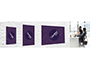 EXPOSITOR MURAL ARCHIVO 2000 CON TALADROS ULTRA TRANSPARENTE DIN A4 VERTICAL 210X325 MM