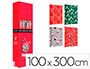PAPEL DE REGALO BASIKA NAVIDAD ROLLO ANCHO 1 MT LONGITUD 3 M MODELOS SURTIDOS GRAMAJE 50 GR