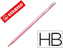 LAPICES DE GRAFITO CON GOMA STABILO SWANO MINA 2,2 MM DUREZA HB ROSA PASTEL