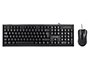 SET TECLADO Y RATON Q-CONNECT CON CABLE COLOR NEGRO