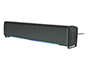BARRA DE SONIDO Q-CONNECT PARA PC CON ILUMINACIN LED COLOR NEGRO