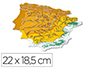 PLANTILLA FAIBO MAPA ESPAA 22X18,5 CM BOLSA DE 3 UNIDADES 100% RECICLABLE