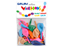 GLOBO 100% LATEX BIODEGRADABLE BLISTER DE 20 UNIDADES COLORES SURTIDOS
