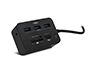 HUB NOX CON LECTOR DE TARJETAS 3XUSB 3.0 COLOR NEGRO