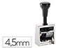 NUMERADOR AUTOMATICO REINER METALICO 6 CIFRAS ALTURA TIPO 4,5 MM