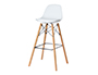 TABURETE PAPERFLOW STEELWOOD PIE HAYA ASIENTO BLANCO LOTE DE 2 UNIDADES