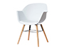 SILLA PAPERFLOW WISEMAN PIE HAYA ASIENTO BLANCO LOTE DE 2 UNIDADES