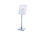EXPOSITOR ROCADA DE SUELO MAGNETICO ROTATIVO 90 HORIZONTAL/VERTICAL ALTURA AJUSTABLE DIN A3