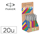 BOLIGRAFO PARKER JOTTER ORIGINALS RECYCLED AOS 90 EXPOSITOR 20 UNIDADES CON 5 COLORES SURTIDOS