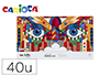 LAPICES DE COLORES CARIOCA PLUS 4.0 CAJA PREMIUM DE 40 UNIDADES COLORES SURTIDOS