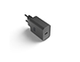 CARGADOR DE PARED GROOVY 1 USB-C 2.0A CARGA RAPIDA COLOR GRIS OSCURO